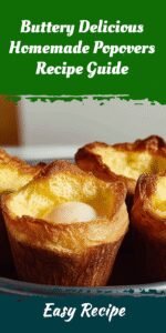 Buttery Delicious Homemade Popovers Recipe Guide