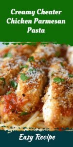 Creamy Cheater Chicken Parmesan Pasta