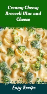 Creamy Cheesy Broccoli Mac and Cheese