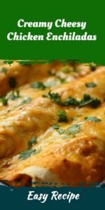 Creamy Cheesy Chicken Enchiladas