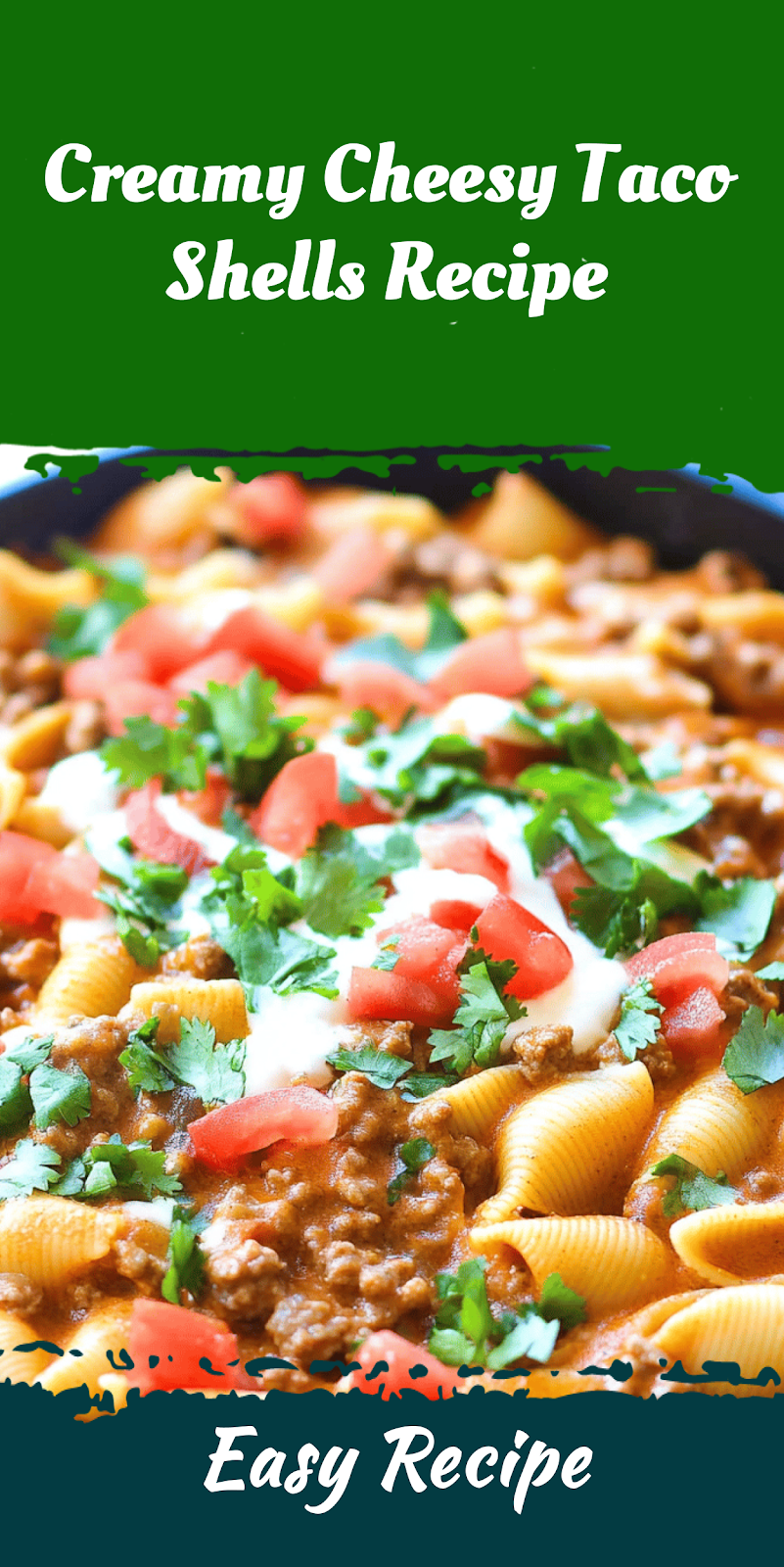 Creamy Cheesy Taco Shells Recipe