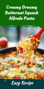 Creamy Dreamy Butternut Squash Alfredo Pasta