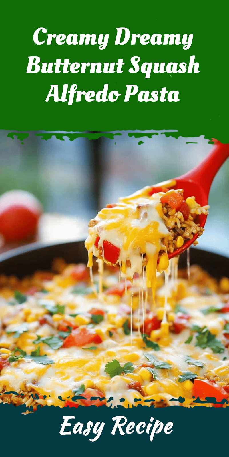 Creamy Dreamy Butternut Squash Alfredo Pasta