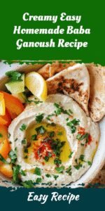 Creamy Easy Homemade Baba Ganoush Recipe