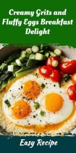 Creamy Grits and Fluffy Eggs Breakfast Delight