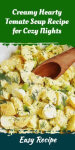 Creamy Hearty Tomato Soup Recipe for Cozy Nights