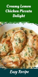 Creamy Lemon Chicken Piccata Delight