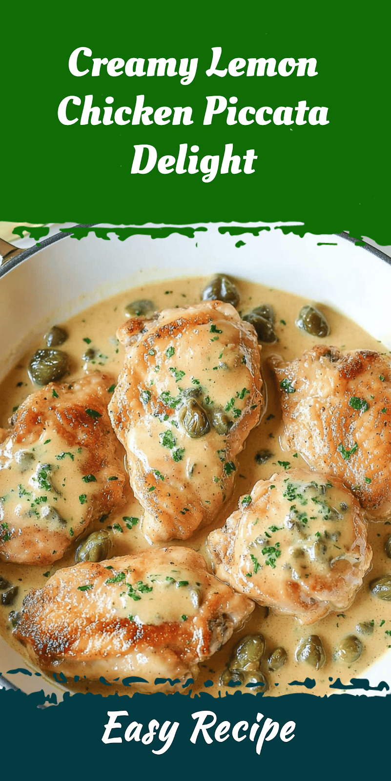 Creamy Lemon Chicken Piccata Delight