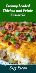 Creamy Loaded Chicken and Potato Casserole