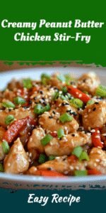 Creamy Peanut Butter Chicken Stir-Fry