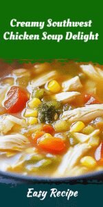 Creamy Southwest Chicken Soup Delight