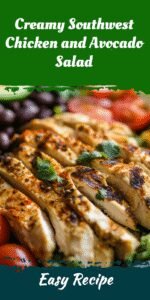 Creamy Southwest Chicken and Avocado Salad