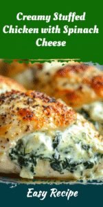 Creamy Stuffed Chicken with Spinach Cheese