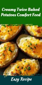 Creamy Twice Baked Potatoes Comfort Food