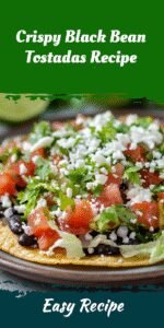 Crispy Black Bean Tostadas Recipe