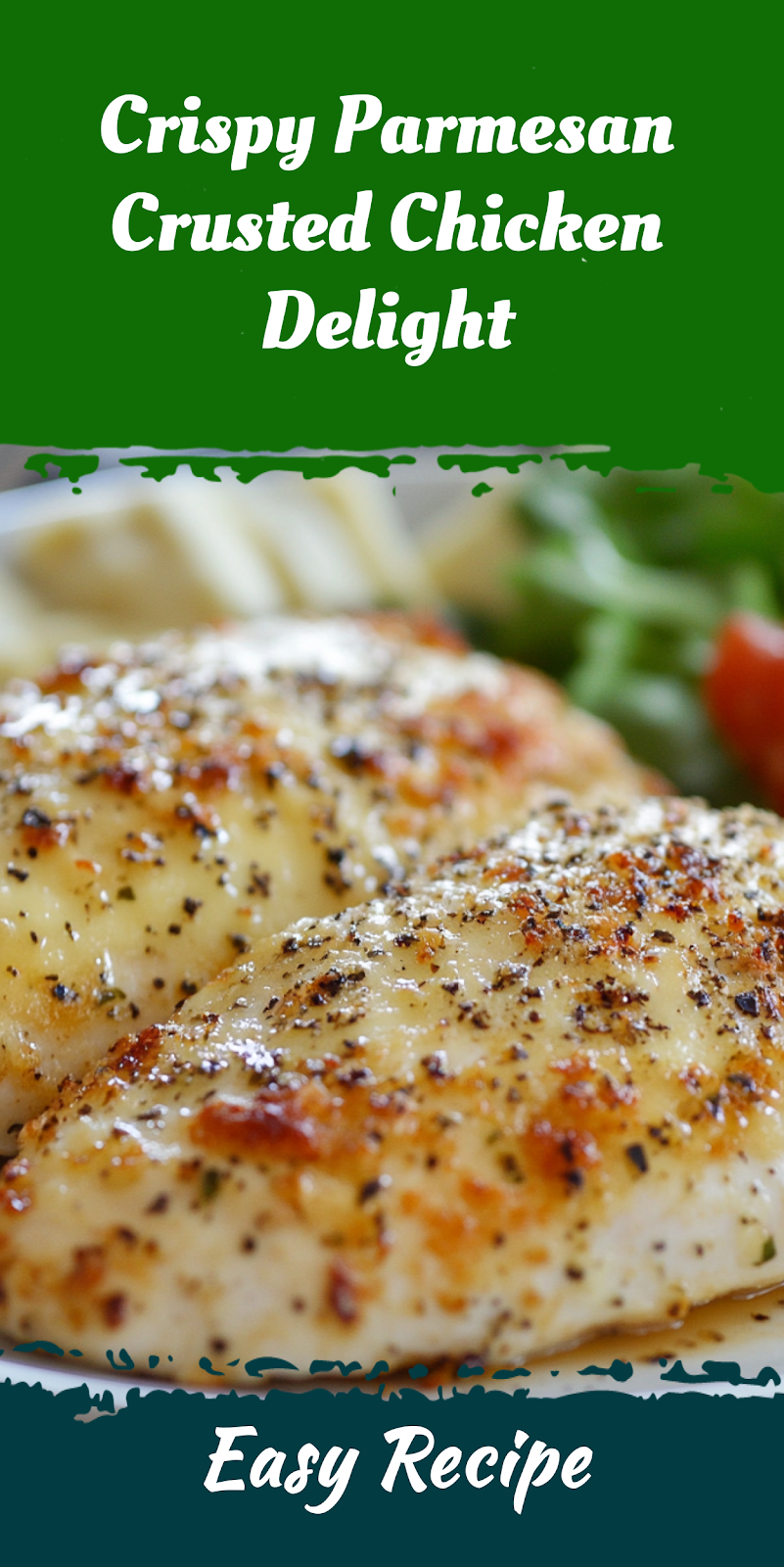 Crispy Parmesan Crusted Chicken Delight