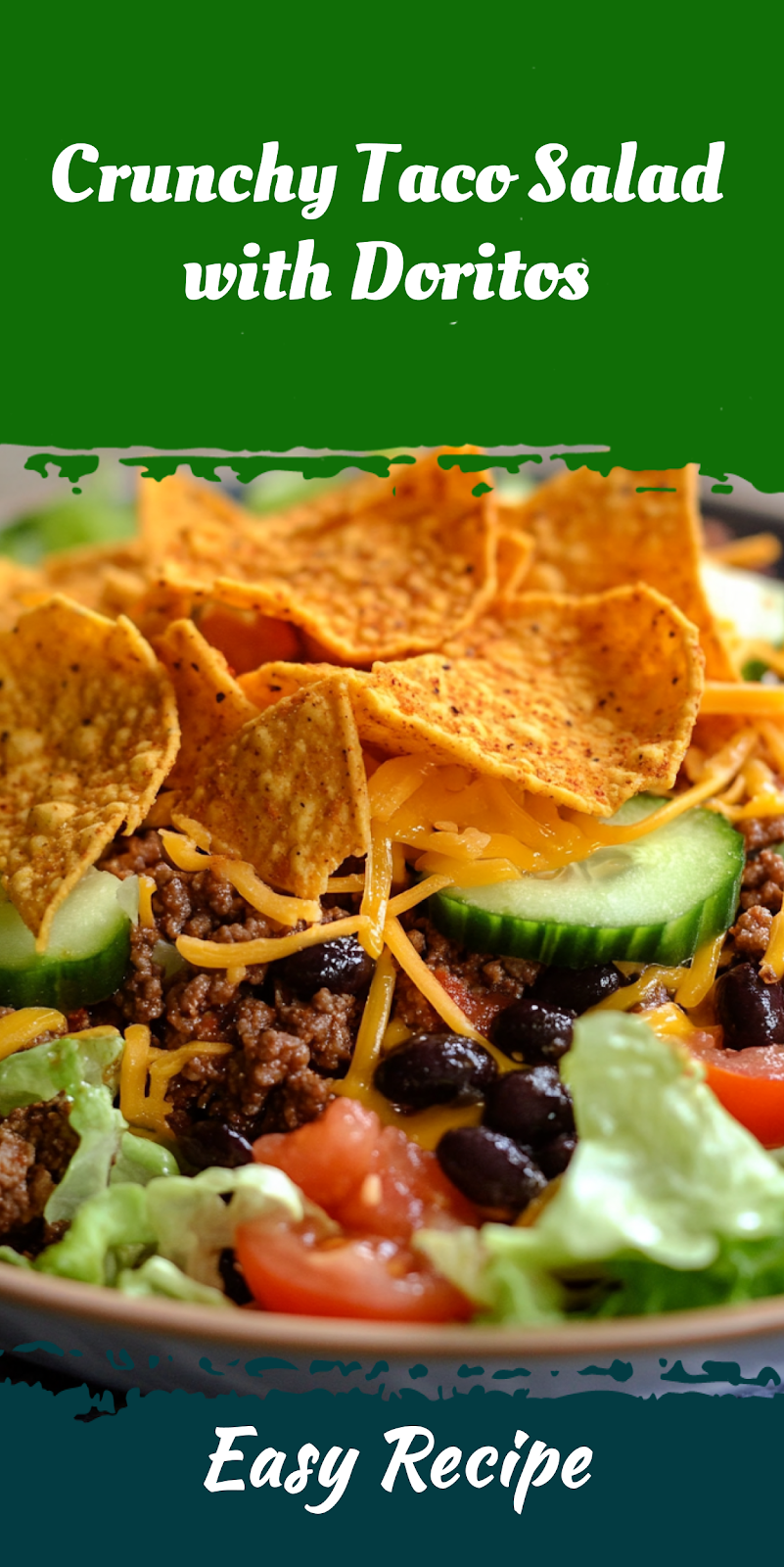 Crunchy Taco Salad with Doritos