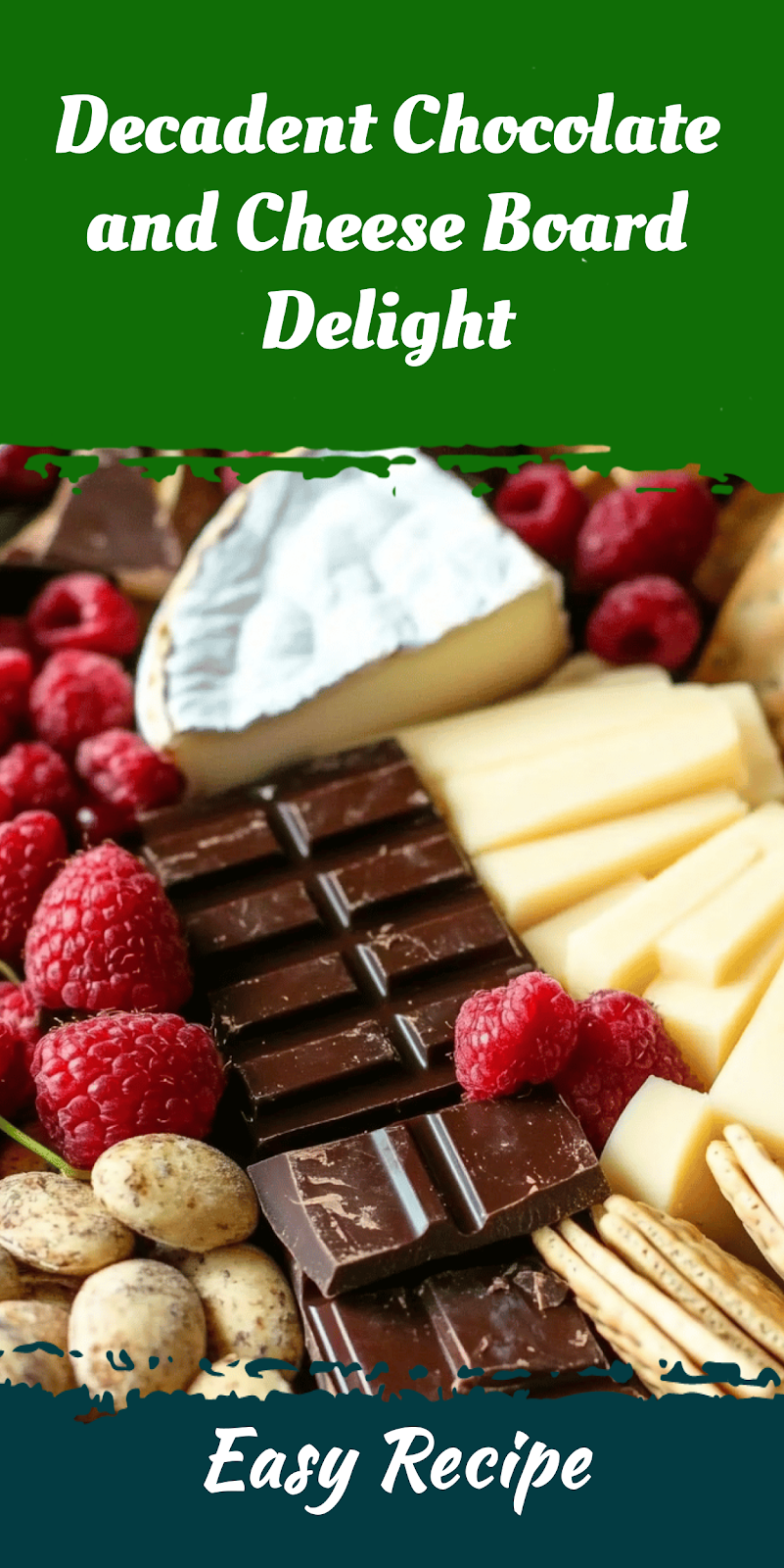Decadent Chocolate and Cheese Board Delight