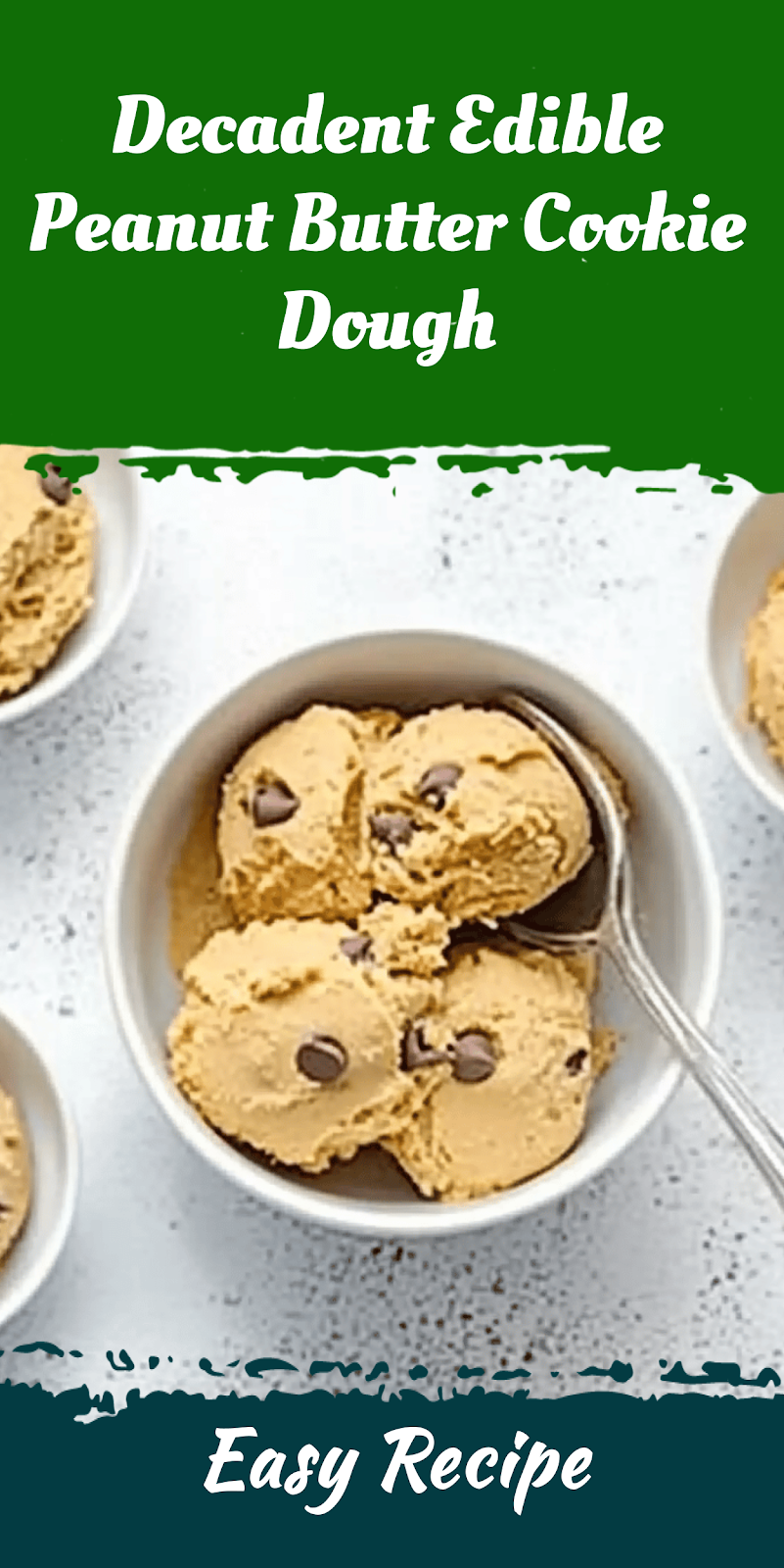 Decadent Edible Peanut Butter Cookie Dough