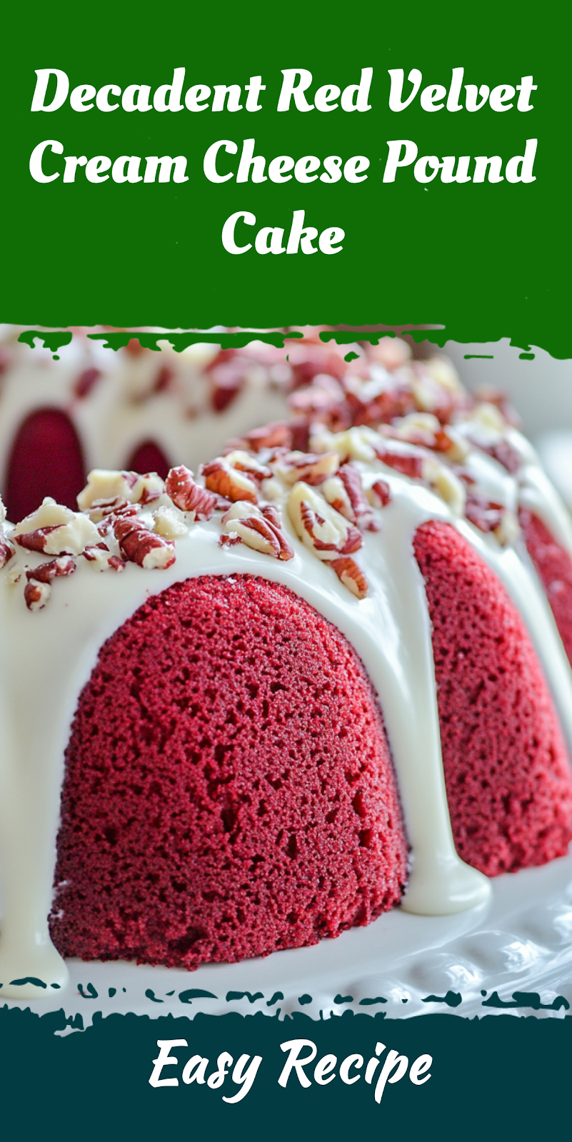 Decadent Red Velvet Cream Cheese Pound Cake