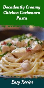 Decadently Creamy Chicken Carbonara Pasta
