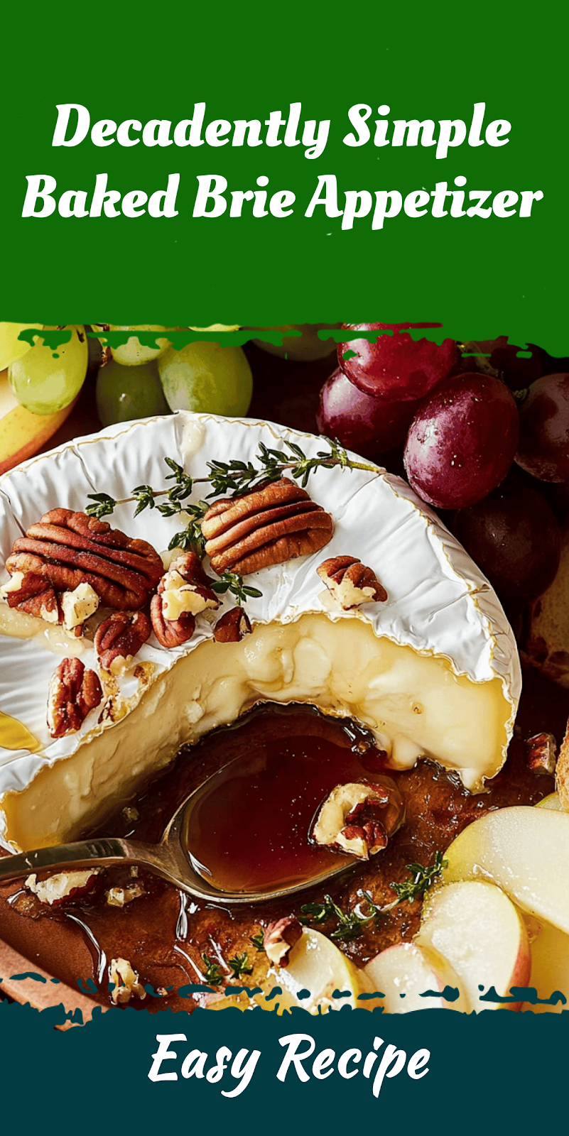 Decadently Simple Baked Brie Appetizer