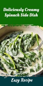 Deliciously Creamy Spinach Side Dish