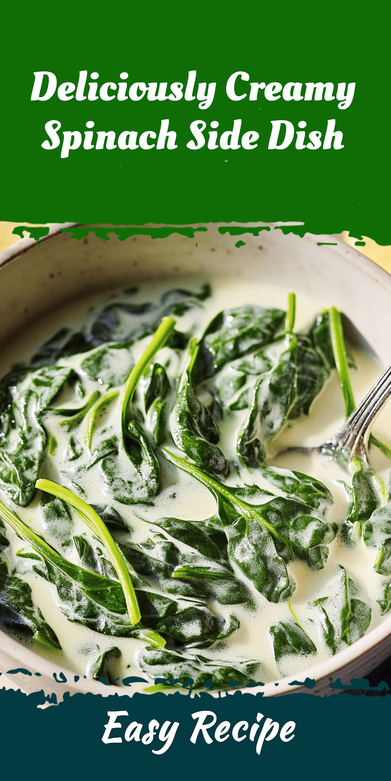 Deliciously Creamy Spinach Side Dish
