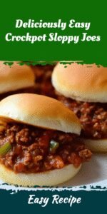 Deliciously Easy Crockpot Sloppy Joes