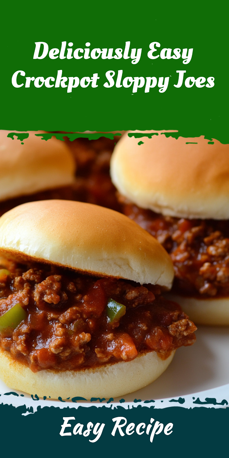 Deliciously Easy Crockpot Sloppy Joes