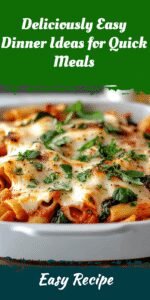 Deliciously Easy Dinner Ideas for Quick Meals
