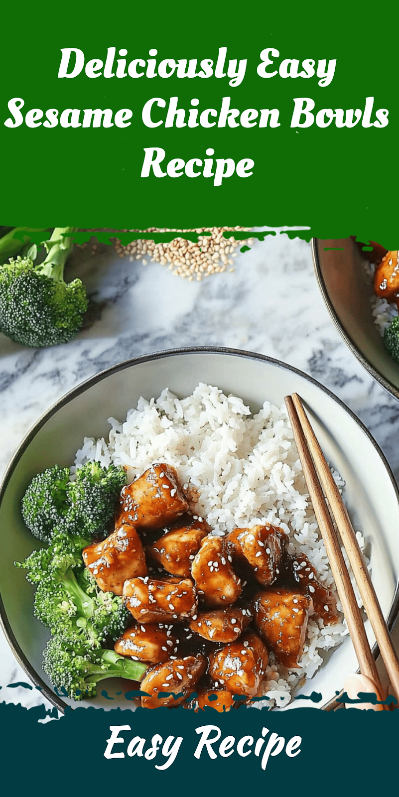 Deliciously Easy Sesame Chicken Bowls Recipe