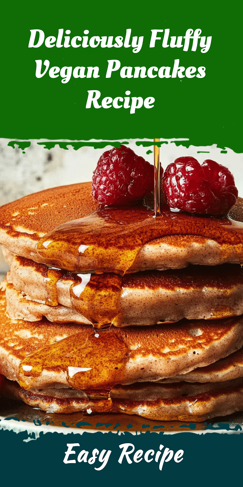 Deliciously Fluffy Vegan Pancakes Recipe