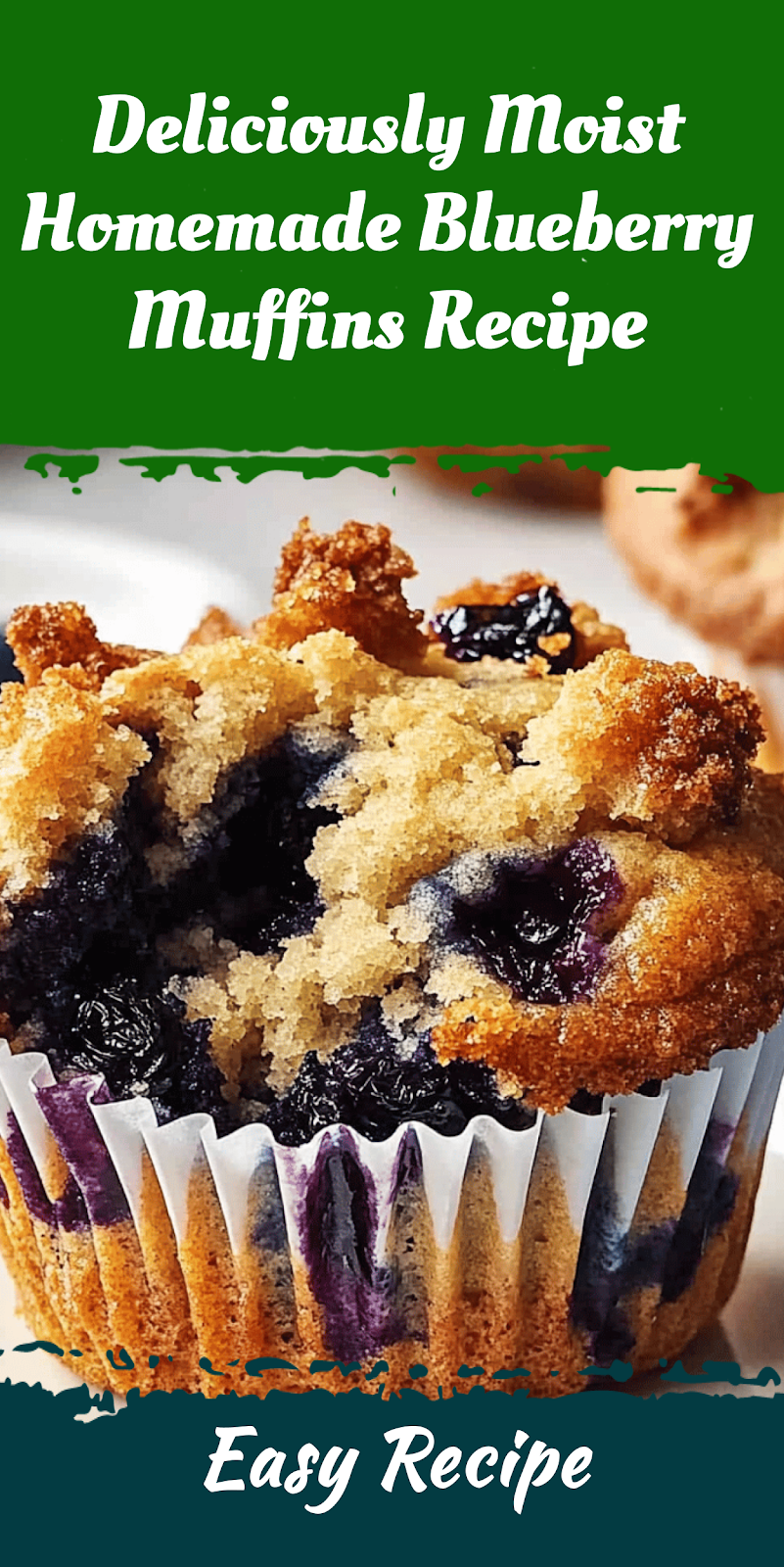 Deliciously Moist Homemade Blueberry Muffins Recipe