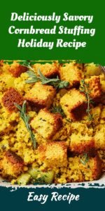 Deliciously Savory Cornbread Stuffing Holiday Recipe