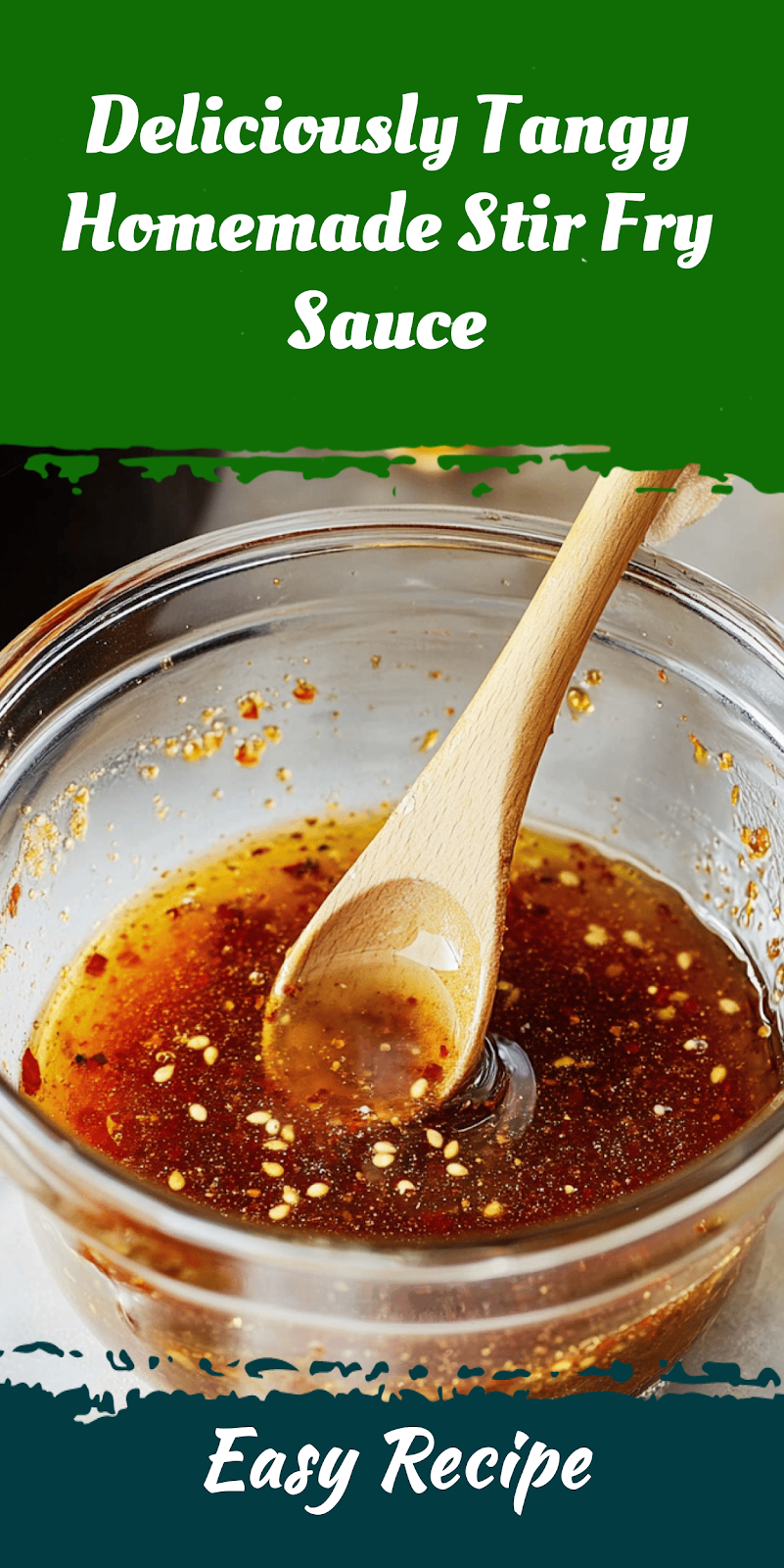 Deliciously Tangy Homemade Stir Fry Sauce