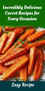 Incredibly Delicious Carrot Recipes for Every Occasion