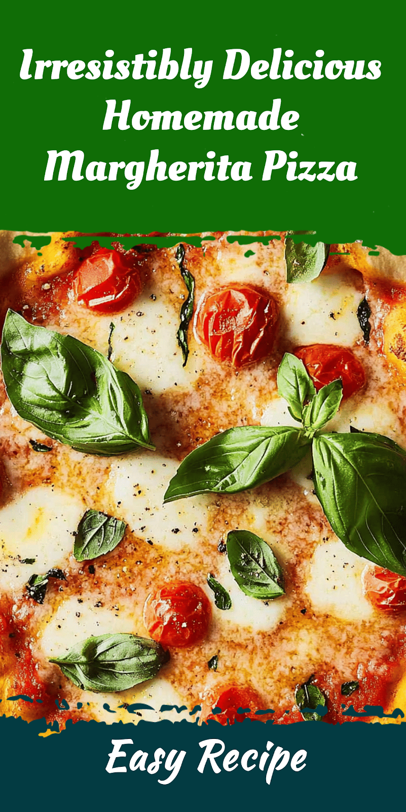 Irresistibly Delicious Homemade Margherita Pizza