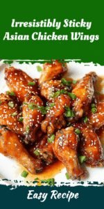 Irresistibly Sticky Asian Chicken Wings