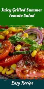 Juicy Grilled Summer Tomato Salad