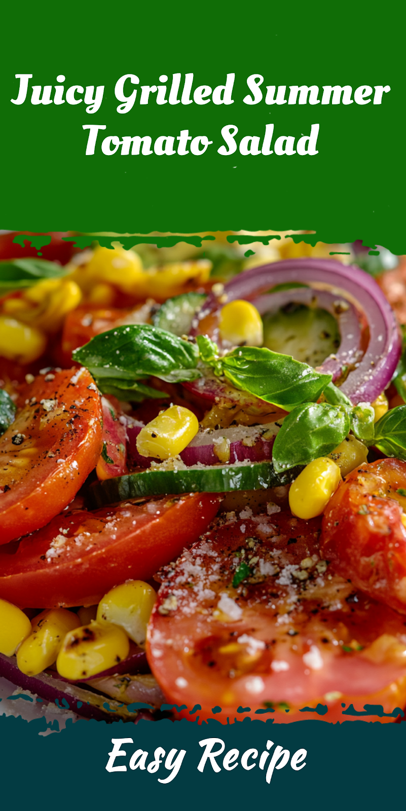 Juicy Grilled Summer Tomato Salad