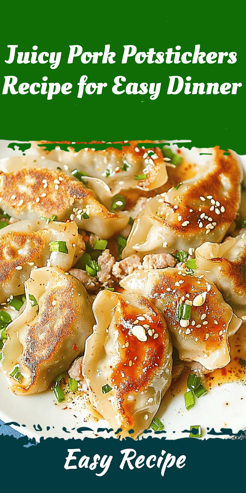 Juicy Pork Potstickers Recipe for Easy Dinner