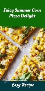 Juicy Summer Corn Pizza Delight
