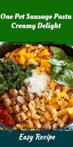 One Pot Sausage Pasta Creamy Delight