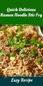 Quick Delicious Ramen Noodle Stir Fry