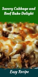 Savory Cabbage and Beef Bake Delight