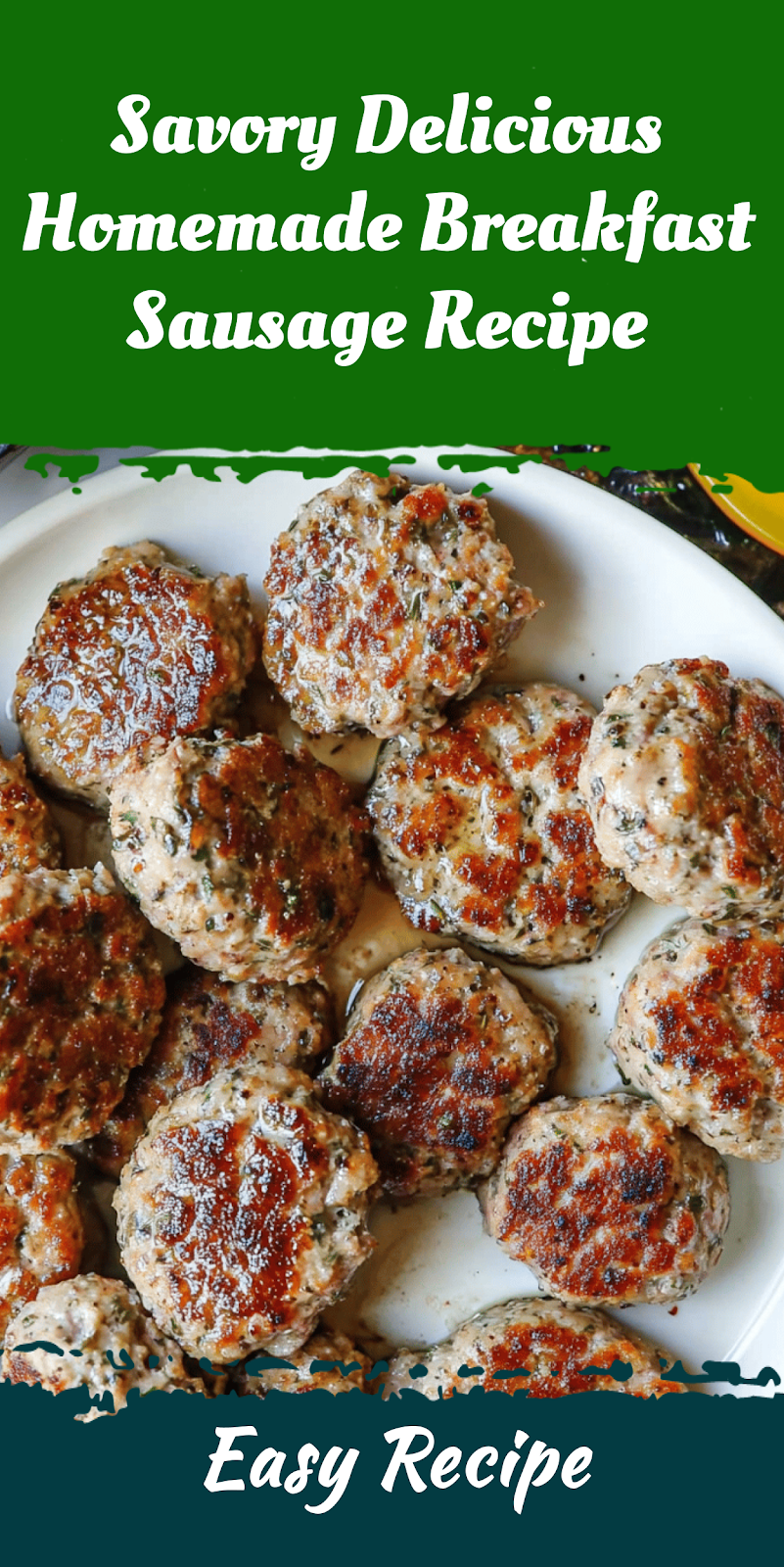 Savory Delicious Homemade Breakfast Sausage Recipe