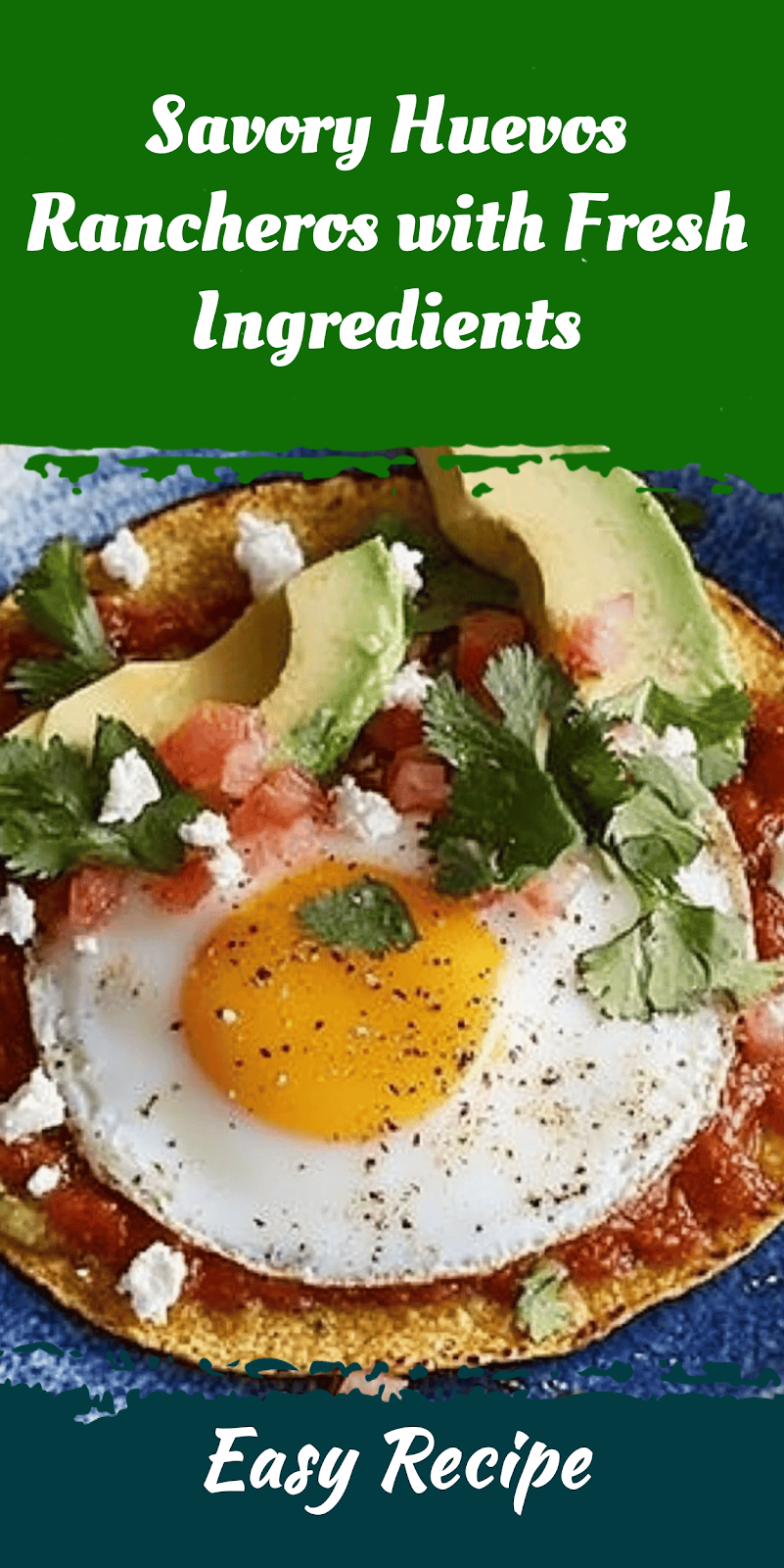 Savory Huevos Rancheros with Fresh Ingredients
