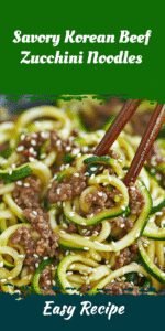 Savory Korean Beef Zucchini Noodles