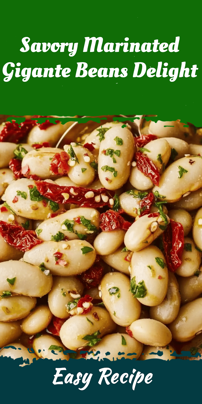 Savory Marinated Gigante Beans Delight